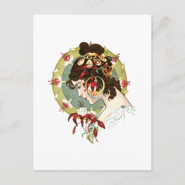 Postal Art Nouveau (Anverso)