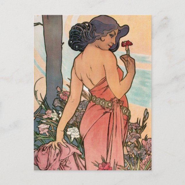 Postal Art Nouveau (Anverso)