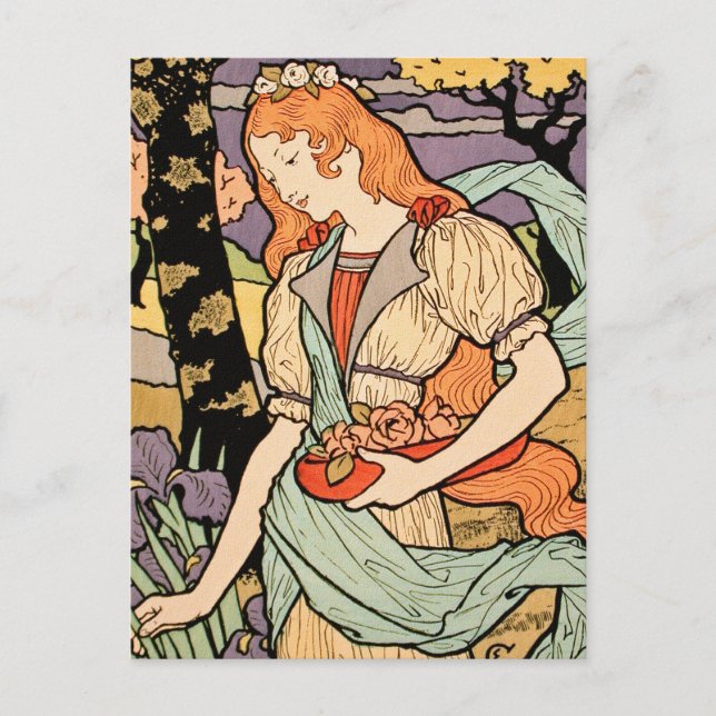Postal Art Nouveau: de Grasset (Anverso)