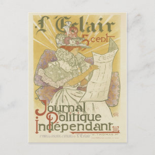 Postal Art Nouveau - Journal
