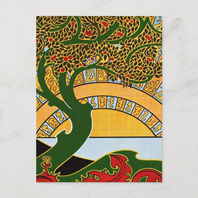 Postal Art Nouveau: La Libre Esthétique (Anverso)