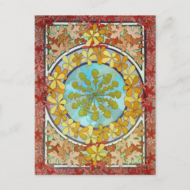 Postal Art Nouveau vintage (Anverso)