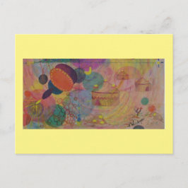 Postal Art Postcard 12: Fantastía orgánica - ACEITE