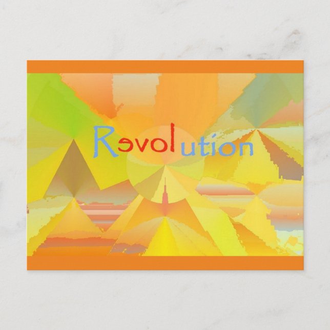 Postal Art Postcard 14: reLOVEution (Anverso)