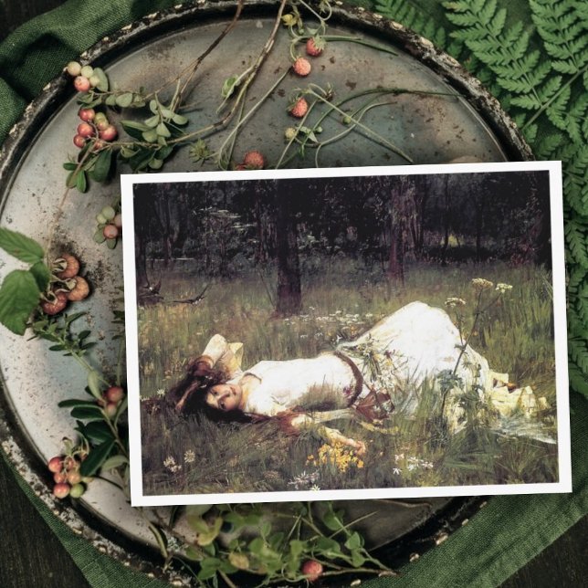 Postal Art. Vintage John W. Waterhouse Ophelia (Subido por el creador)