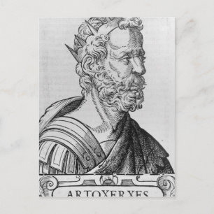 Postal Artaxerjes II Rey de Persia