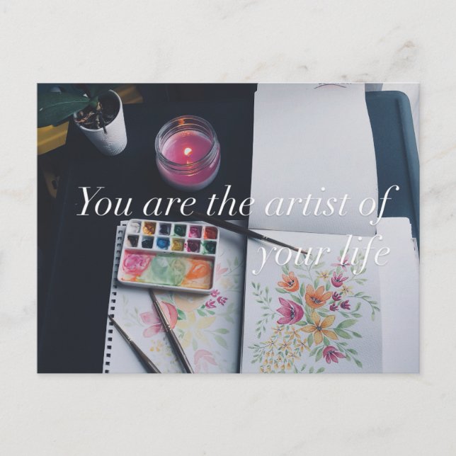 Postal arte  (Anverso)