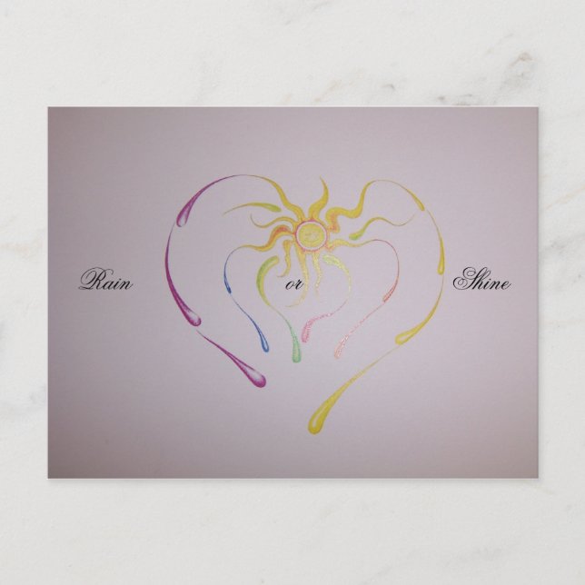 Postal arte 011, Lluvia... (Anverso)