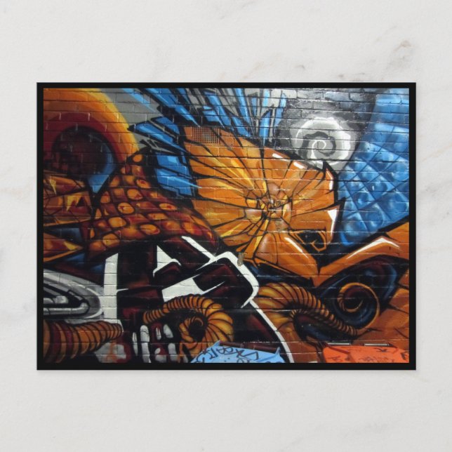 Postal arte abstracto (Anverso)