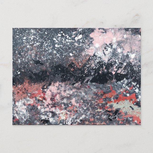 Postal Arte abstracto - danza festiva (Anverso)