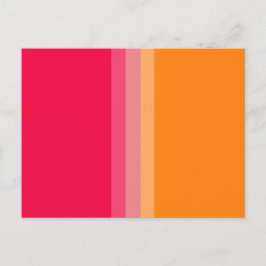 Postal Arte abstracto de contraste audaz