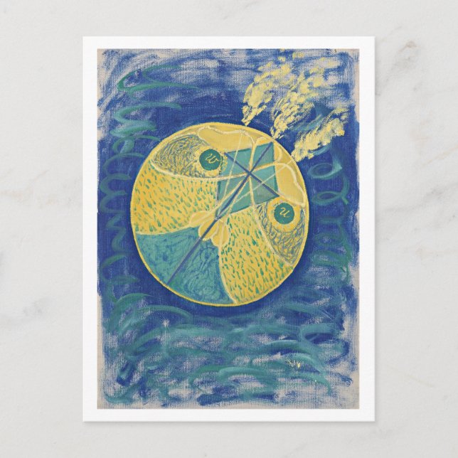 Postal Arte abstracto de Hilma af Klint (Anverso)