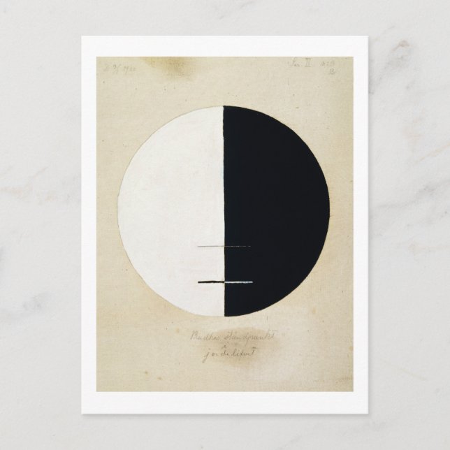 Postal Arte abstracto de Hilma af Klint (Anverso)