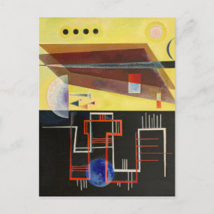 Postal Arte abstracto de la Alianza Interna de Kandinsky