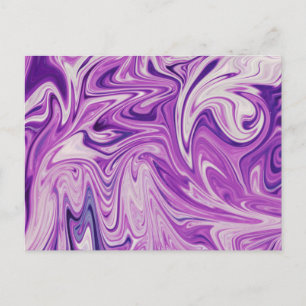 Postal Arte abstracto de lava fundida