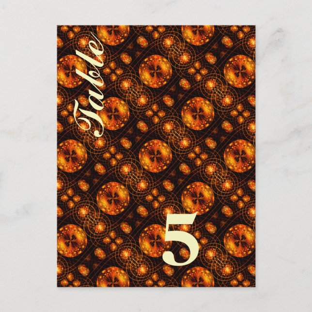 Postal Arte abstracto moderno boho elegante dorado patrón (Anverso)