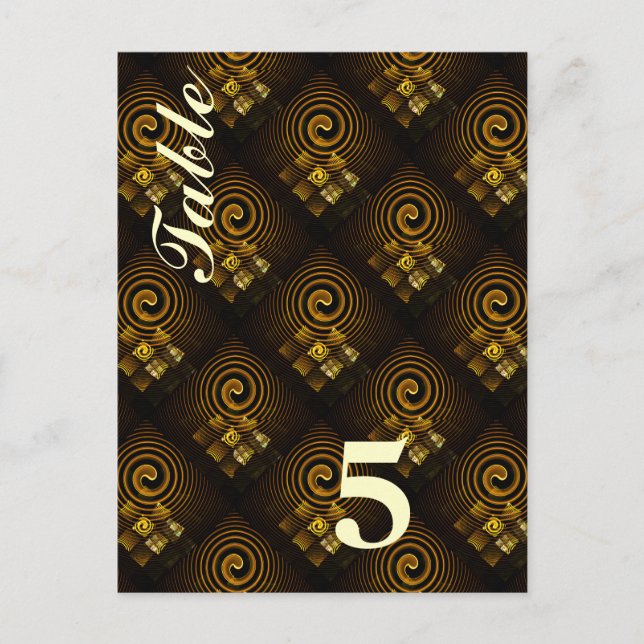 Postal Arte abstracto moderno boho elegante patrón #502 (Anverso)