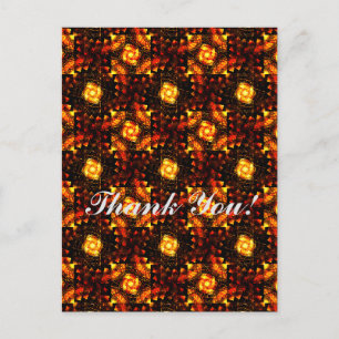 Postal Arte abstracto moderno boho elegante patrón #506