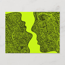 Postal Arte abstracto original