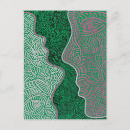 Postal Arte abstracto original