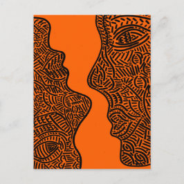 Postal Arte abstracto original