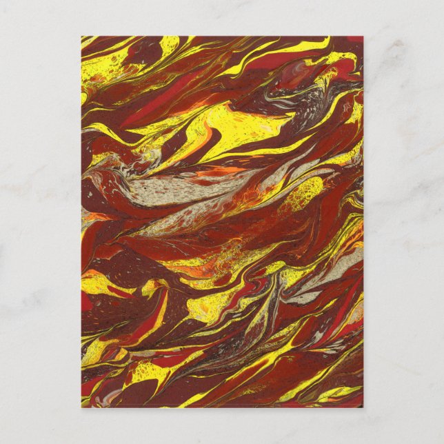 Postal Arte abstracto original (Anverso)