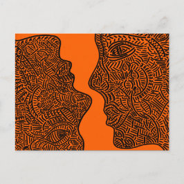 Postal Arte abstracto original