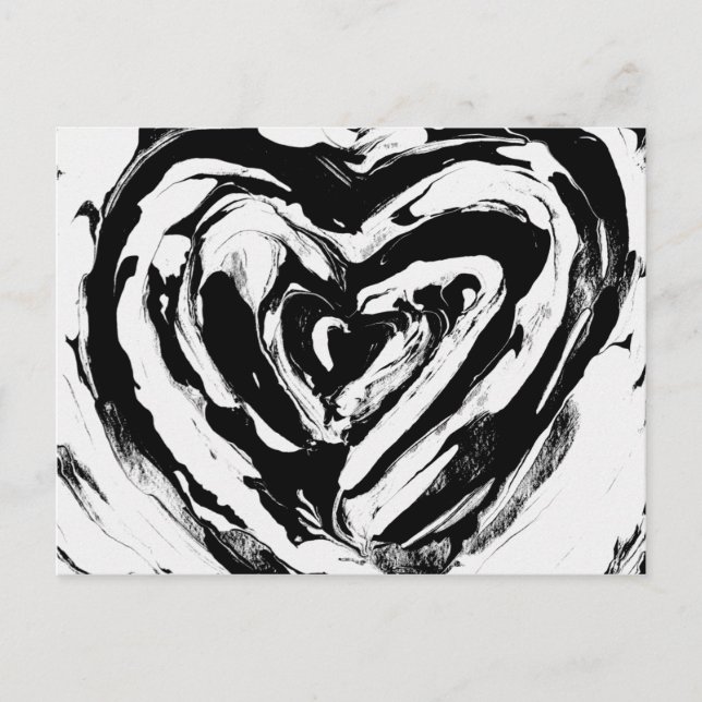 Postal Arte abstracto original (Anverso)