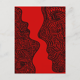 Postal Arte abstracto original