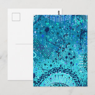 Postal Arte abstracto: Sinfonía en el mar