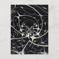 Arte abstracto Telaraña dorada