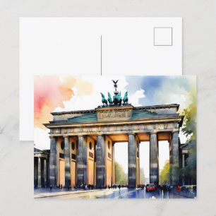 Postal Arte acuático de Berlín
