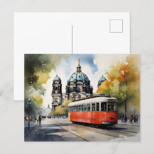Postal Arte acuático de Berlín