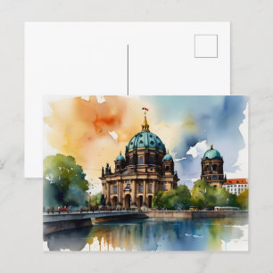 Postal Arte acuático de Berlín