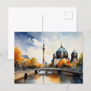 Postal Arte acuático de Berlín