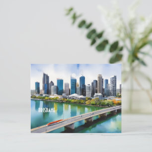 Postal Arte acuático de Brisbane
