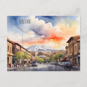 Postal Arte acuático de Ereván