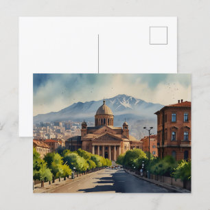 Postal Arte acuático de Ereván