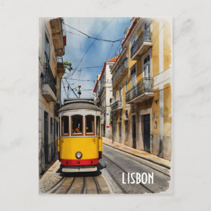 Postal Arte acuático de Lisboa
