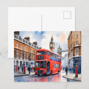 Postal Arte acuático de Londres