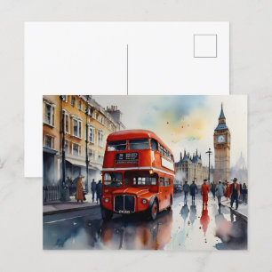 Postal Arte acuático de Londres