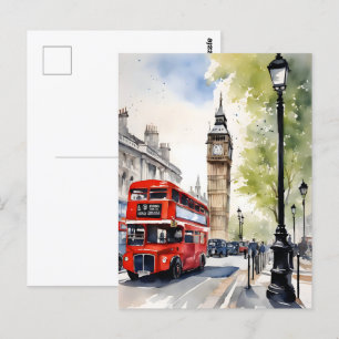 Postal Arte acuático de Londres