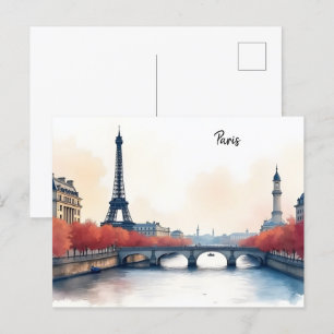 Postal Arte acuático de París