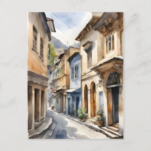 Postal Arte acuático de Tiflis