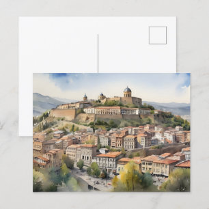 Postal Arte acuático de Tiflis