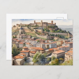 Postal Arte acuático de Tiflis