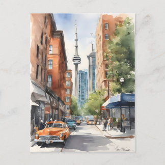 Postal Arte acuático de Toronto