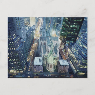 Postal Arte acuático "New York Nightlights"