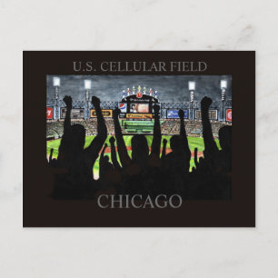 Postal Arte aleatorio en campo móvil estadounidense