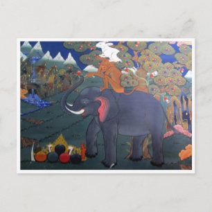 Postal arte animal dzong